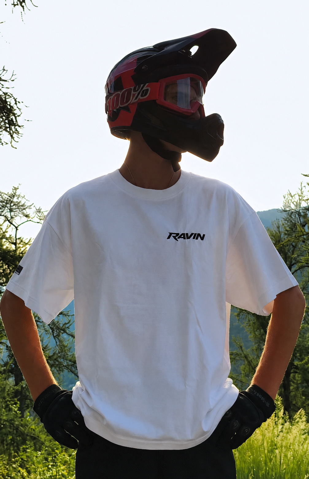Oversized T-shirt for Freeride White